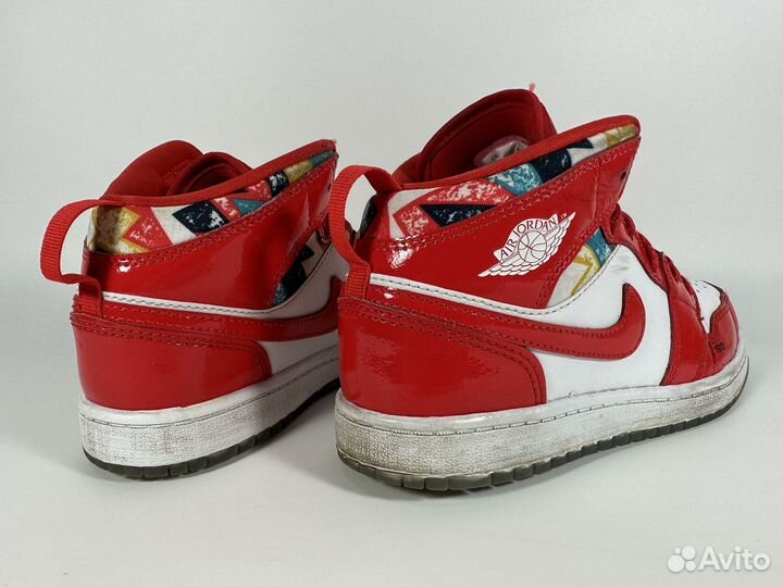 Детские кроссовки Air Jordan 1 Mid б/у 2Y 3Y