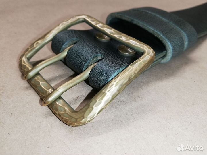 Мужской кожаный ремень ручной работы Thunder