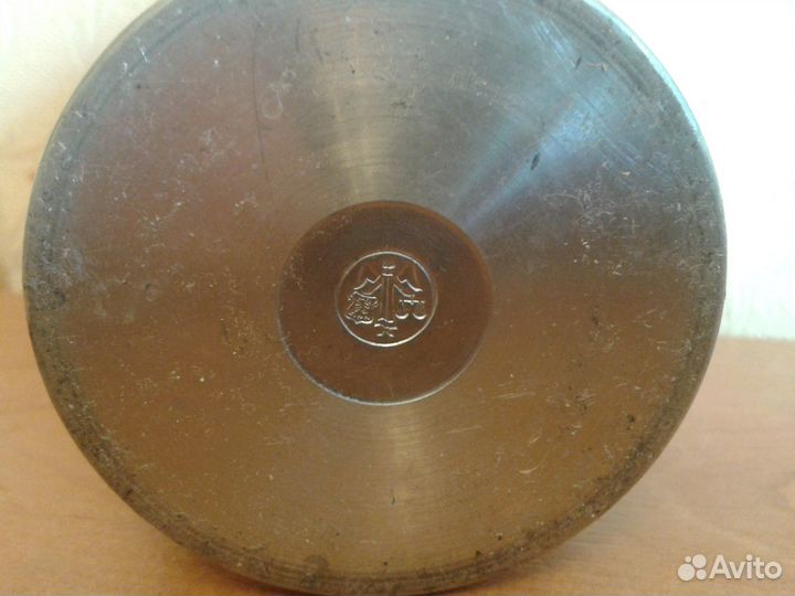 Бокал 10 см.Олово.Германия 70-х годов.Клеймо