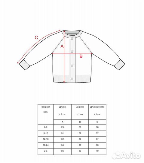 Кардиган для девочки