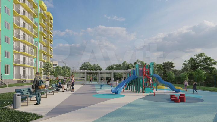 Апартаменты-студия, 34 м², 3/8 эт.