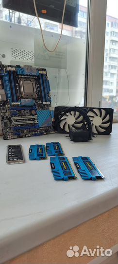 Комплект:i7-4820k/Asus X79/вода /16 озу