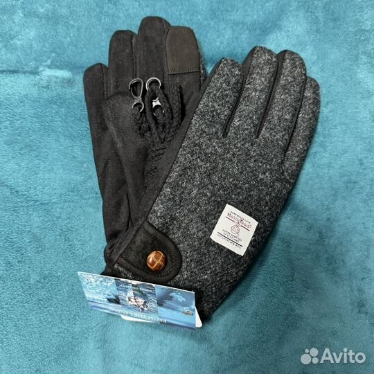 Перчатки Твидовые harris tweed