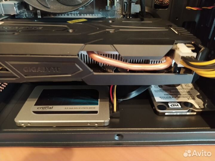 Игровой пк intel g4600/8gb/1050ti/ssd500gb