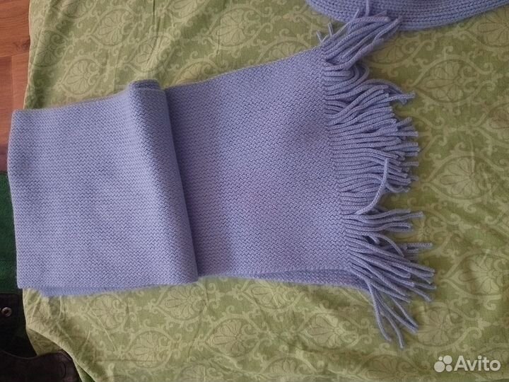 Шапка женская с шарфом