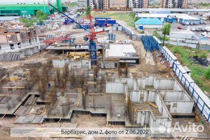 Ход строительства ЖК «Барбарис» 2 квартал 2022