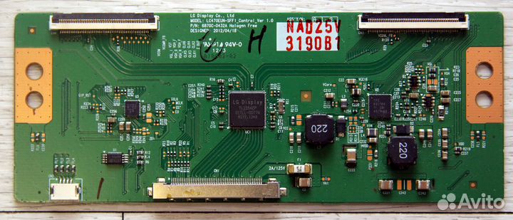 T-CON. Шлейф T-CON- матрица. lvds кабель