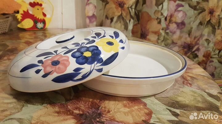Блюдо большое керамическое германия
