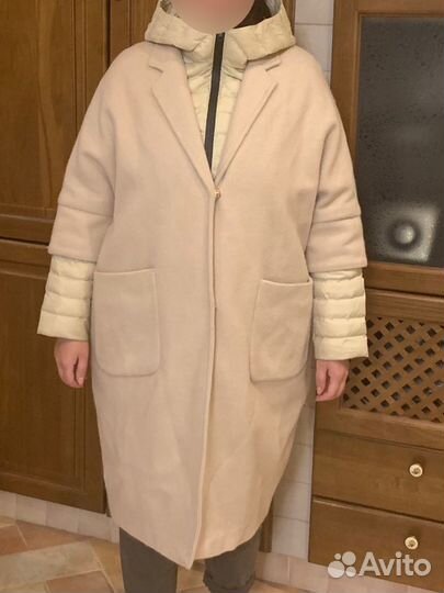 Пальто 2 в 1, теплое