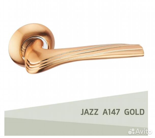 Дверные межкомнатные ручки adden BAU jazz A147 gol