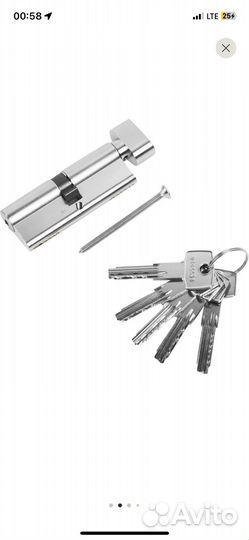 Замена личинки замка двери