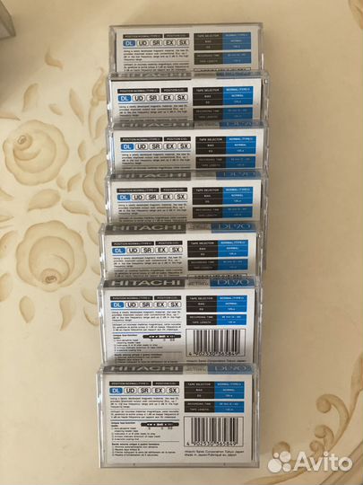 Аудиокассеты Hitachi, Sony, TDK