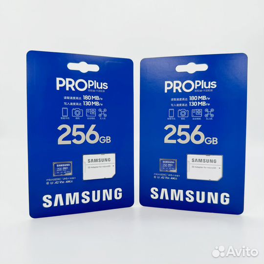 Карта памяти Samsung Pro Plus MicroSD 256Gb UHS-I