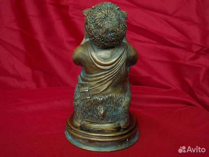 Подсвечник фавн сатир бронза