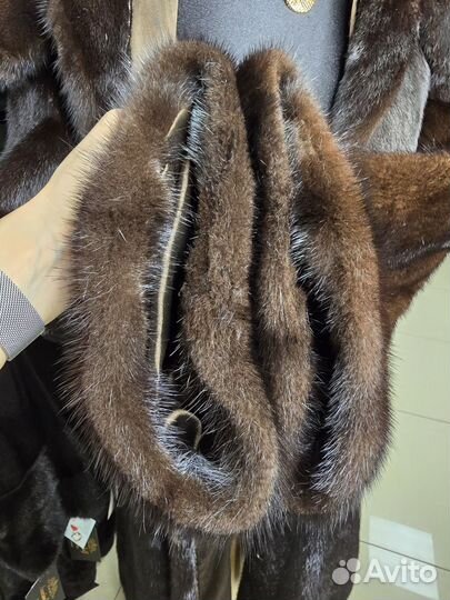 Шуба норковая платье 42'44 длина 110 см