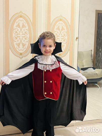 Новогодний костюм Дракулы на мальчика