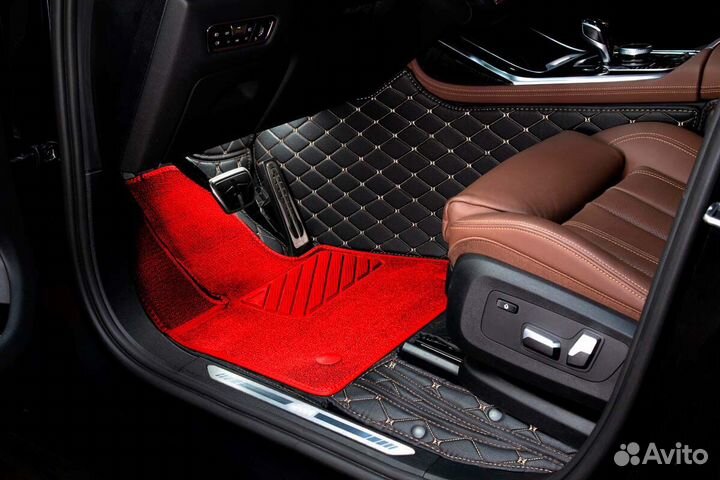 3D Коврики Mercedes GLS G GL ML GLE GLK из Экокожи