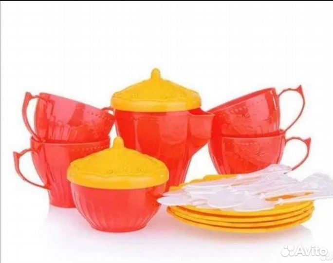 Набор посуды Чайный сервиз Волшебная Хозяюшка