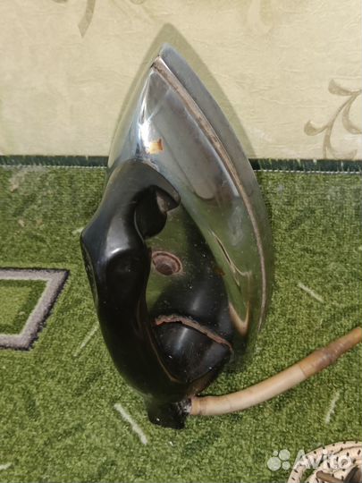 Утюг рабочий 1969г. длина 23,5 ширина 10,5