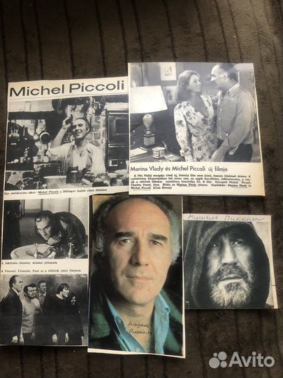 Винтажные фото Мишель Пикколи