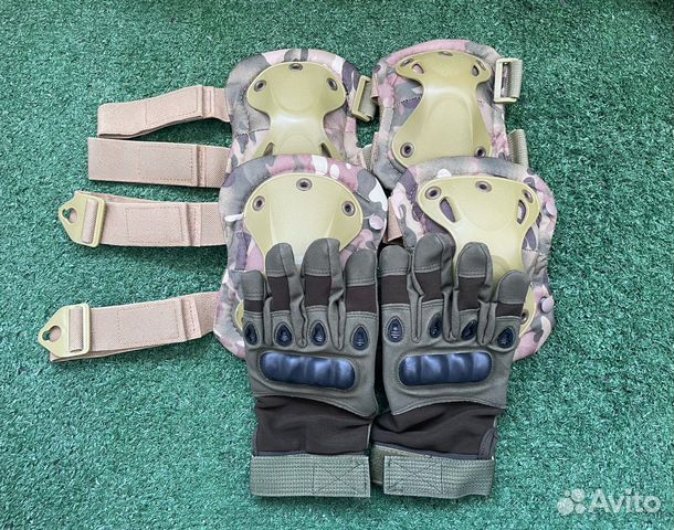 Защита тактическая наколенники и перчатки