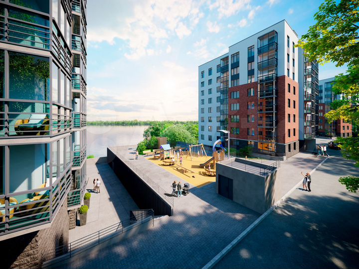 1-к. квартира, 53,1 м², 7/9 эт.