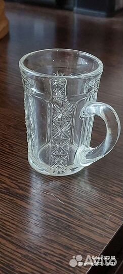Кружка, стекло, Отъ М. Ф. 1905 на 10 летъ