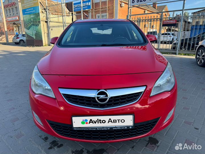 Opel Astra 1.4 AT, 2012, 187 000 км