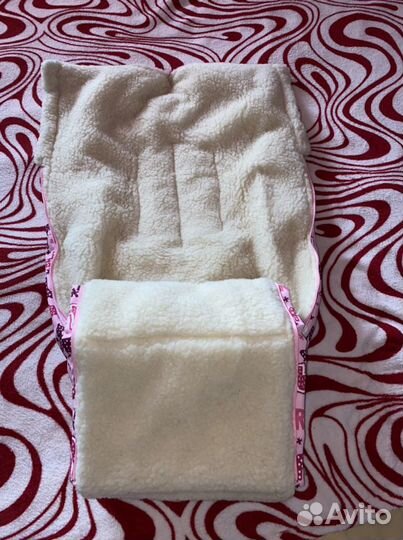 Зимний конверт в коляску/санки с 0мес