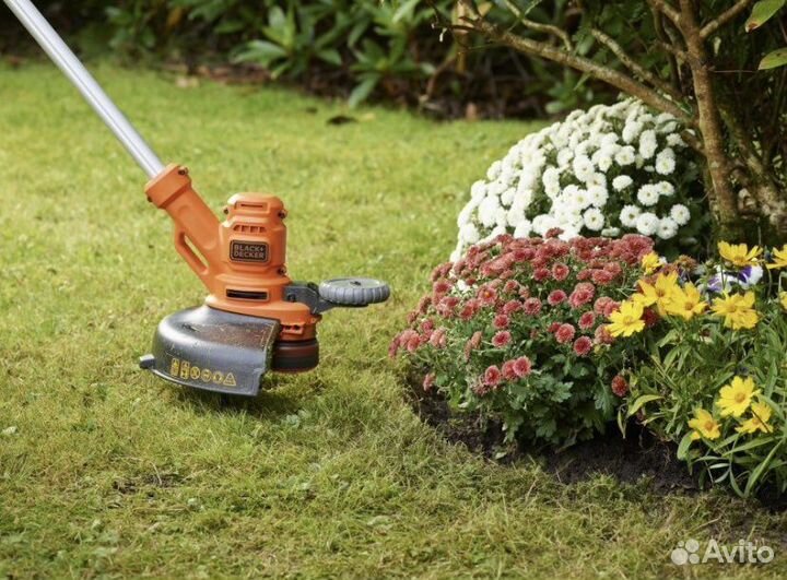 Триммер электрический-газонокосилка 3-в-1 новый