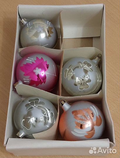 Елочные игрушки СССР