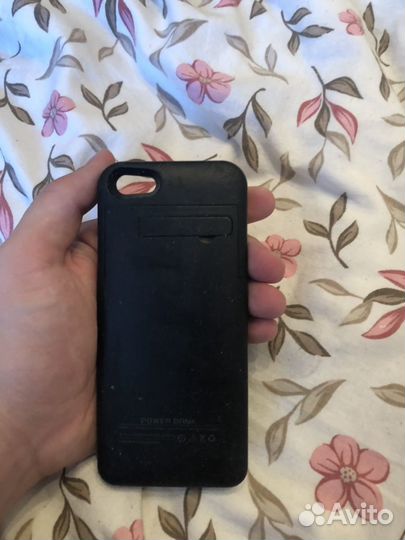 Внешний зарядный блок для iPhone 5, 5S, 5C, Se