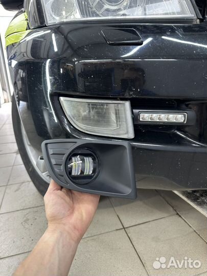 Светодиодные противотуманные фары prado 120