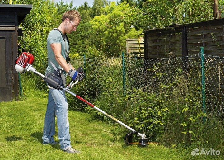 Вспашка мотоблоком, покос травы (триммер,газ.кос)