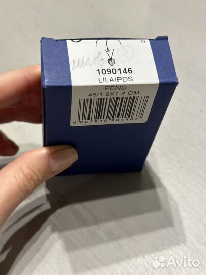 Swarovski кулон сердце