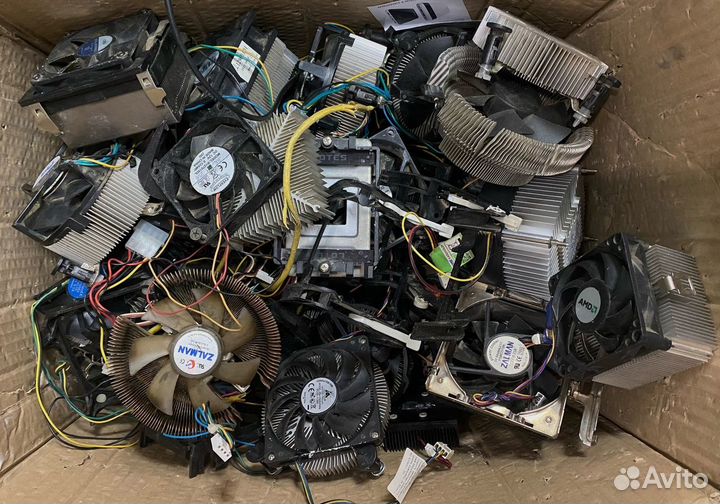 Боксовые кулеры охлаждения Intel AMD