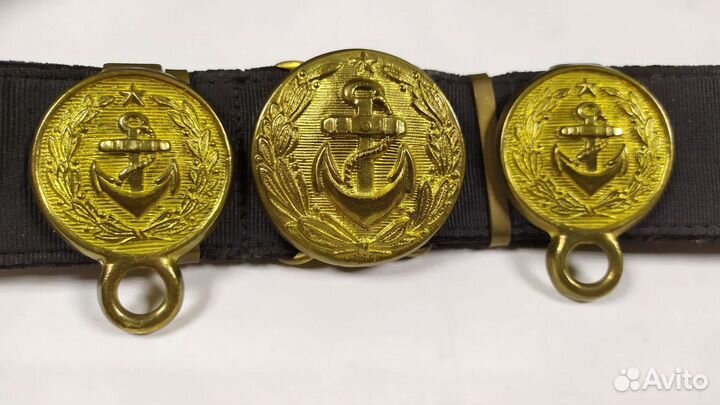Ремень офицерский вмф с подвесом, СССР