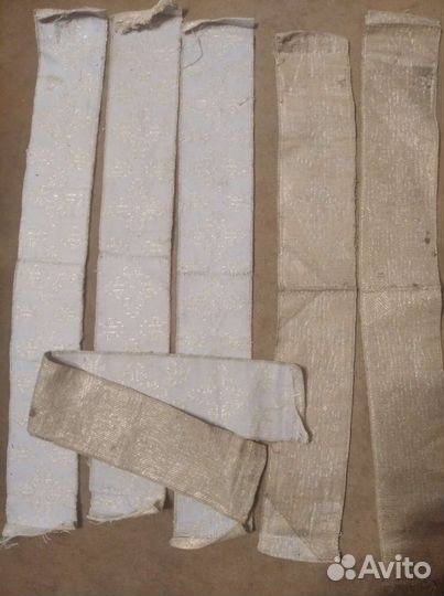 Старинные галуны, серебряная нить