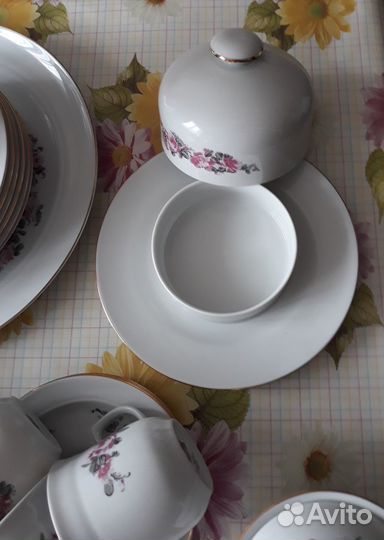 Сервиз чайный (гдр, эпоха СССР) фарфор