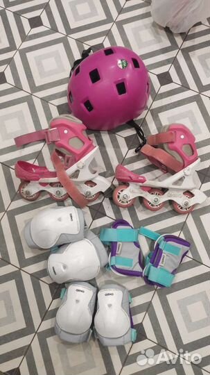 Роликовые коньки детские раздвижные