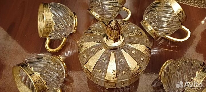 Чайный набор Чайные кружки Сервиз Сахарница Посуда