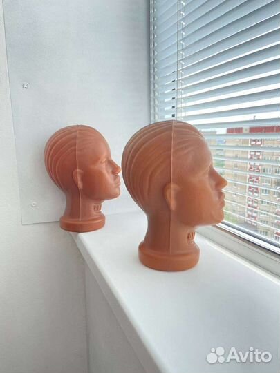 Манекен голова для шапок