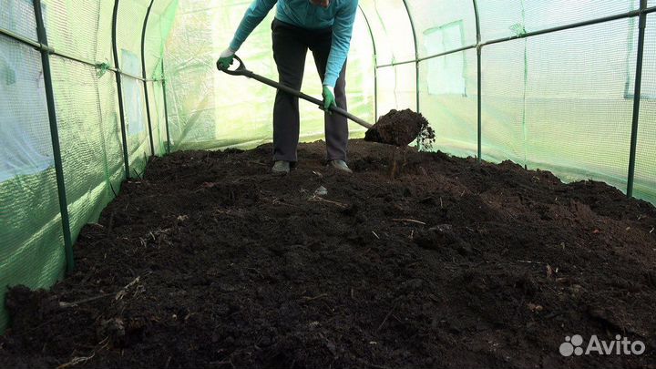 Земля плодородная для теплиц и грядок(Чернозем)