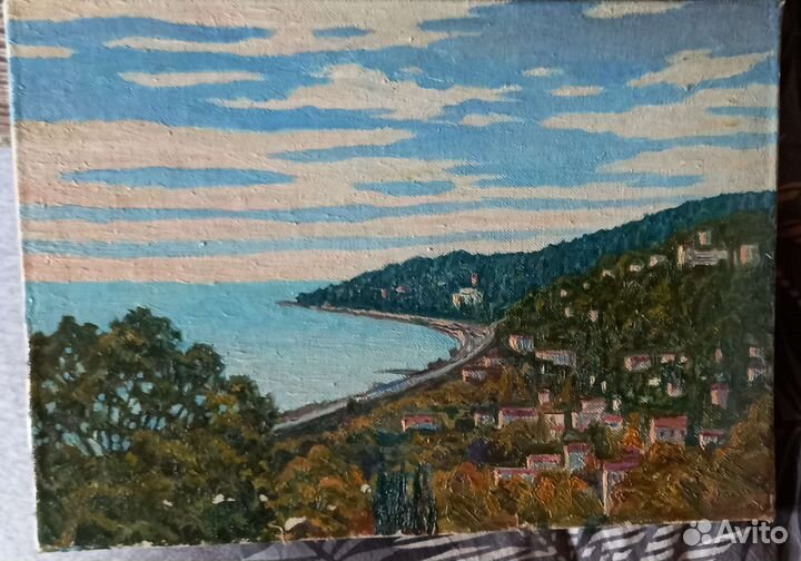 Картина маслом Адлер