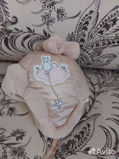 Шапочка зимняя на девочку