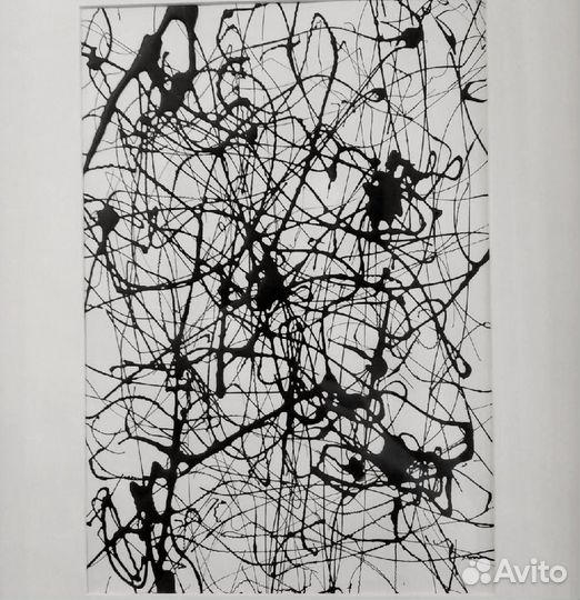 Акрил на бумаге (абстракция, живопись)