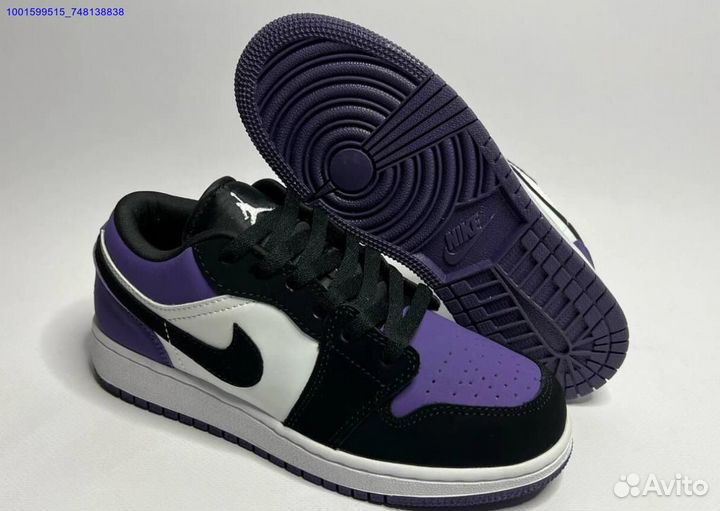 Кроссовки Nike Air Jordan 1 Low Court Purple (Арт