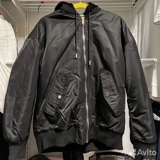 Куртка бомбер тедди zara двухсторонняя