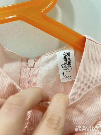 Нарядное платье на девочку 80 размер