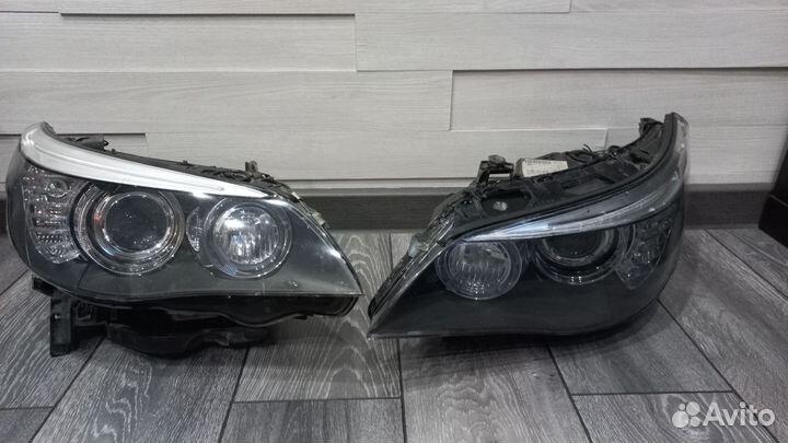 Рестайлинг фары BMW е60 адаптив